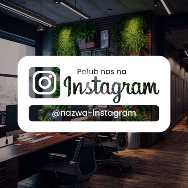 Naklejka Instagram | WS4