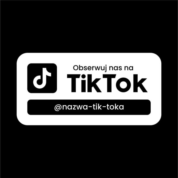 Naklejka TikTok