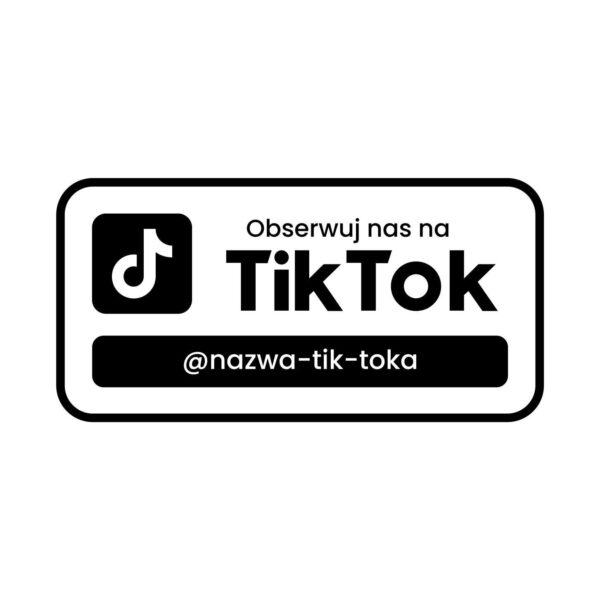 Naklejka TikTok