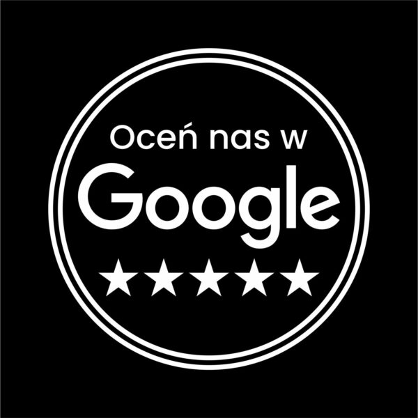 Naklejka Oceń nas w Google