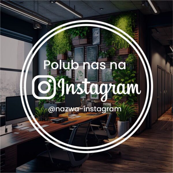 Naklejka Instagram | WS15